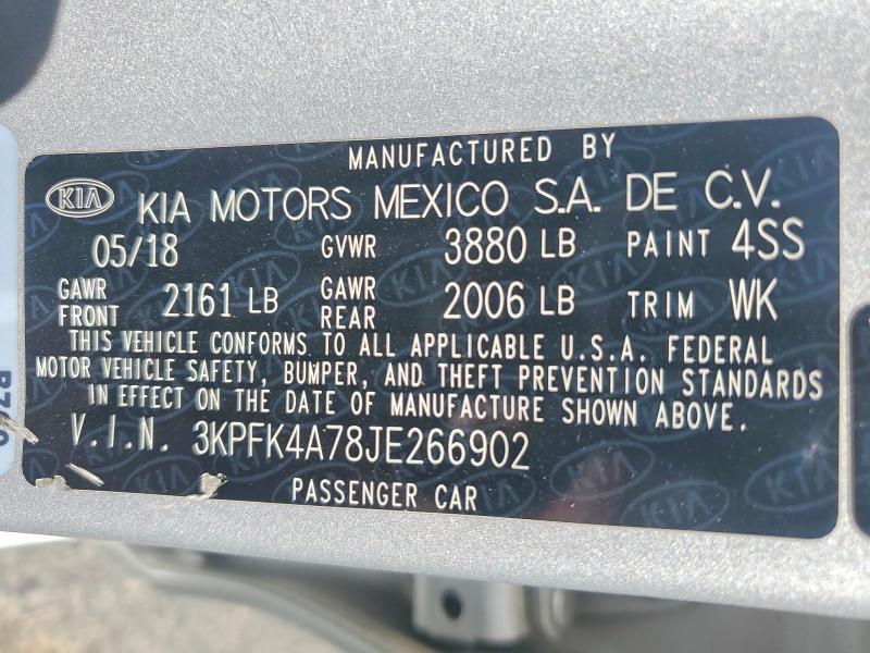 2018 KIA Forte lx