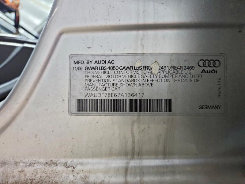 2007 Audi A4 2.0t Quattro