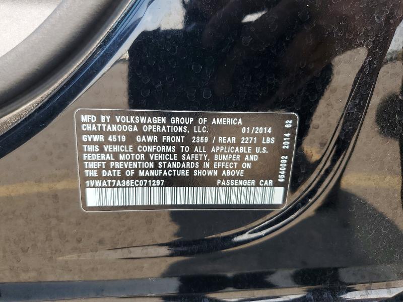 2014 Volkswagen Passat s