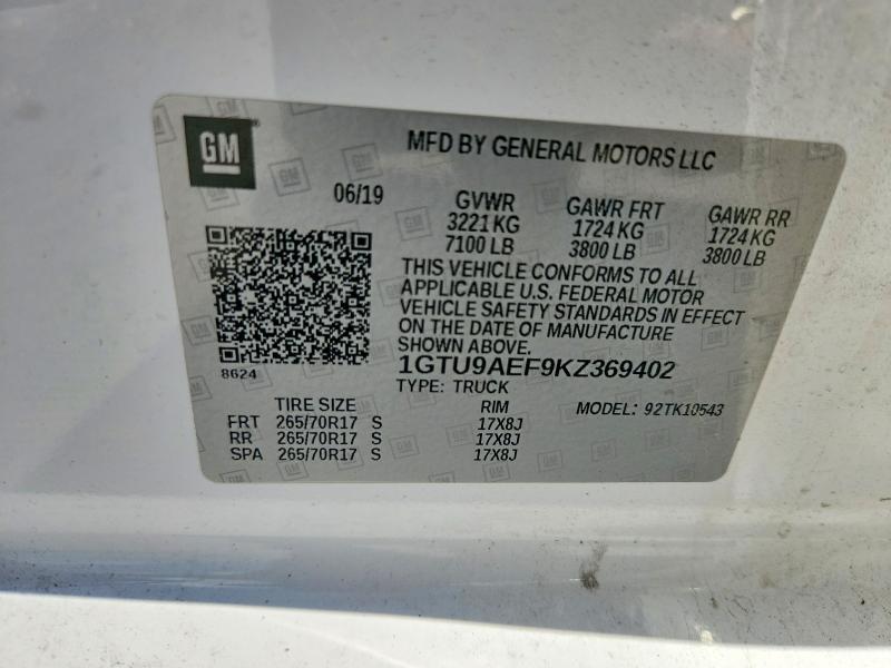 2019 GMC Sierra K1500