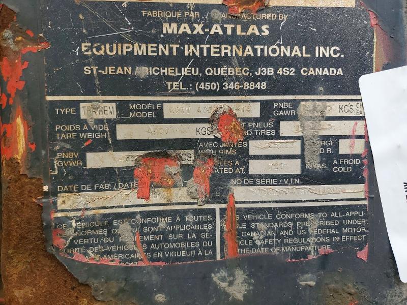 2005 Maxxo 2005 MAX-ATLAS ROLL-OFF Container Trailer