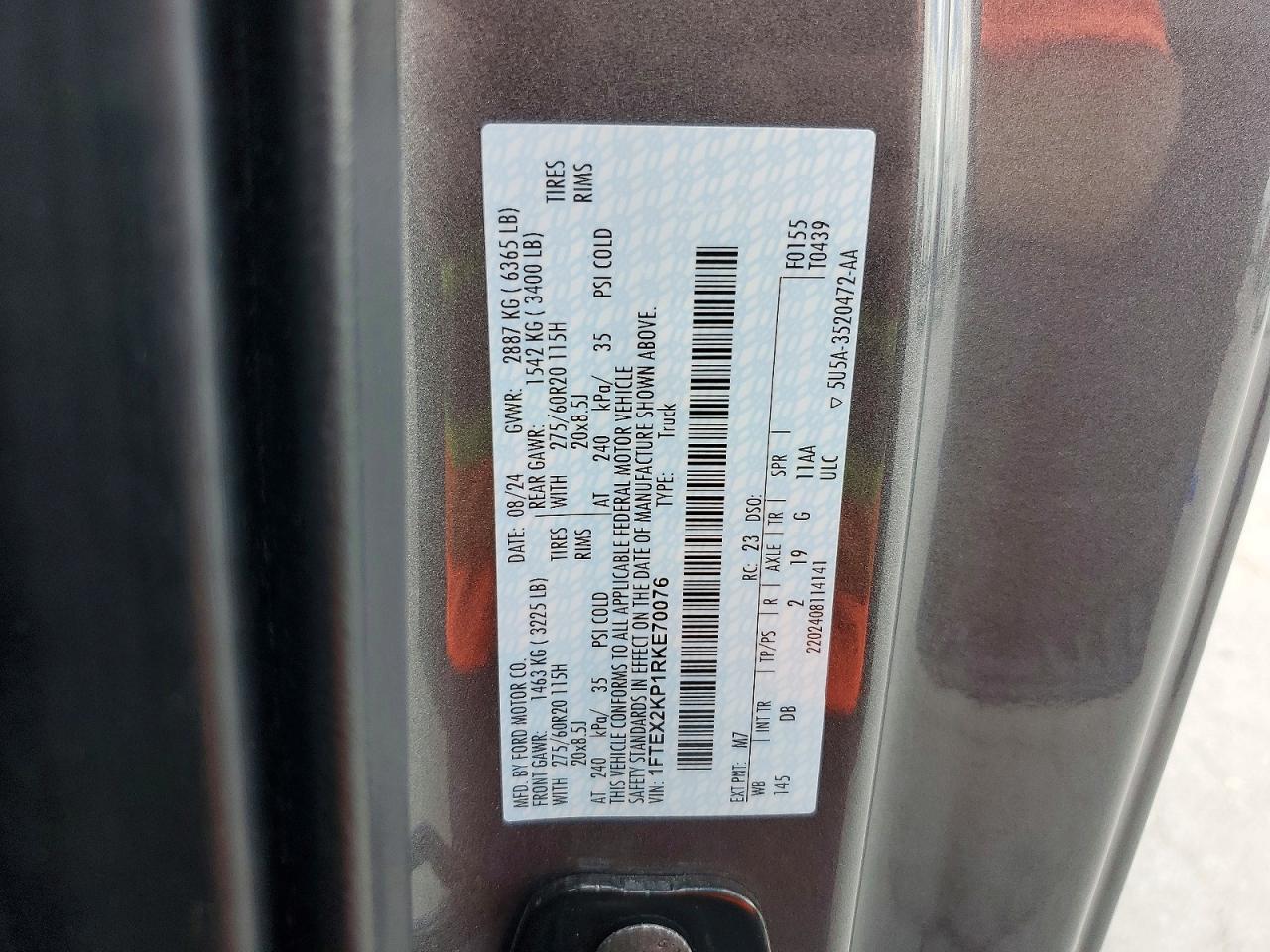 2024 Ford F150 STX
