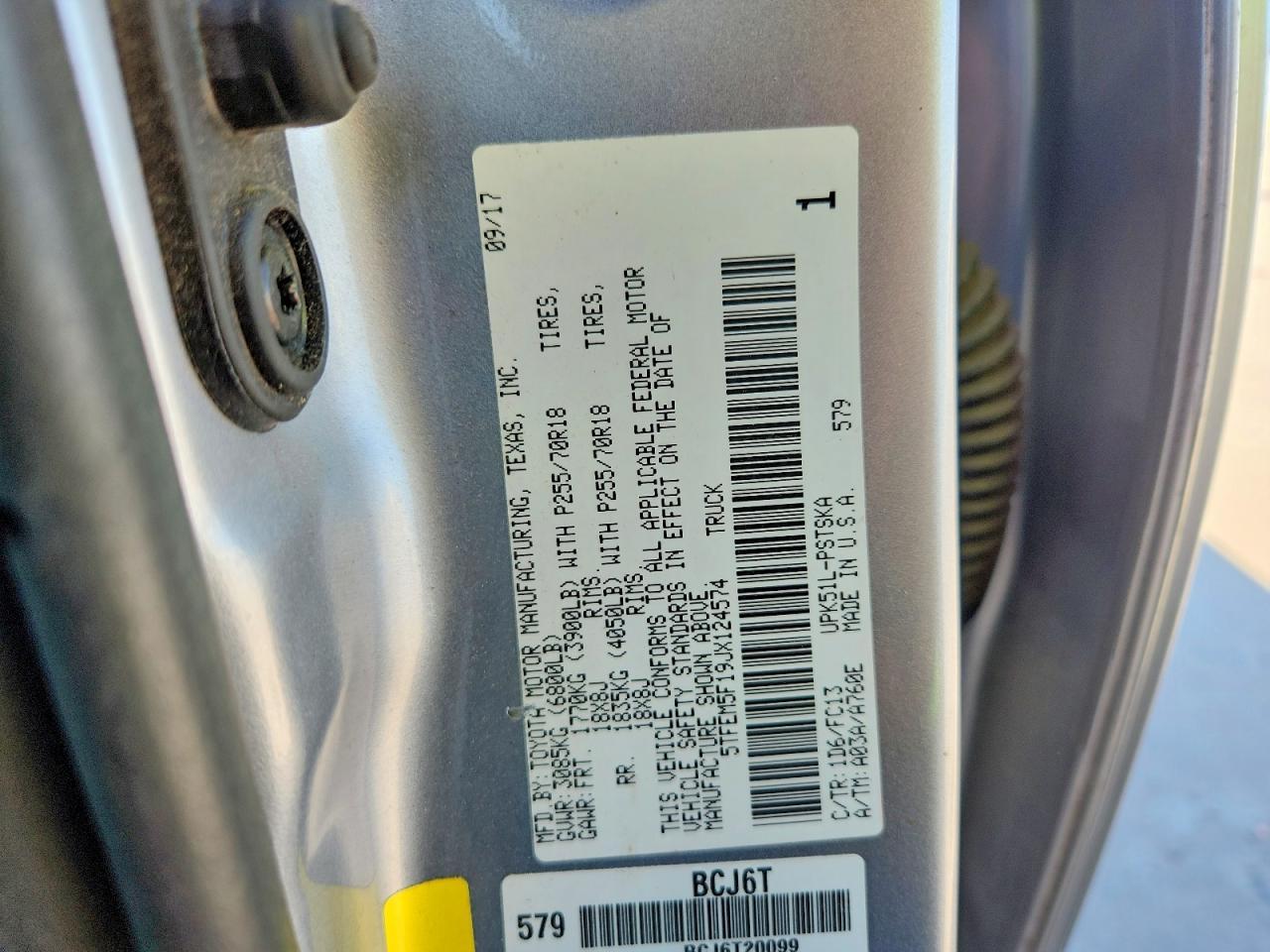 2018 Toyota Tundra Crewmax SR5