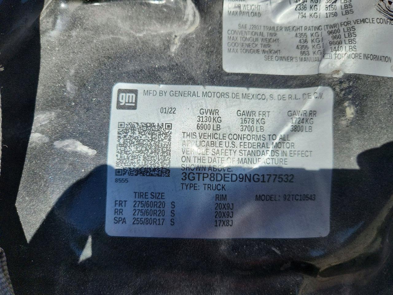 2022 GMC Sierra Limited C1500 SLT
