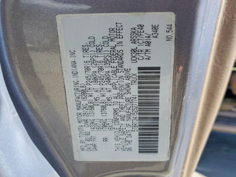 2002 Toyota Tundra SR5 V8