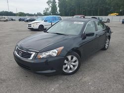 Salvage cars for sale from Copart Dunn, NC: 2009 Honda Accord EXL