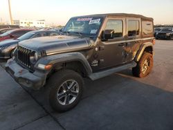 Jeep Wrangler Unlimited Sport salvage cars for sale: 2018 Jeep Wrangler Unlimited Sport
