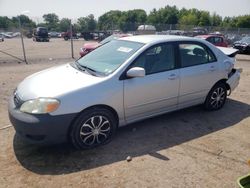 Salvage cars for sale from Copart Pennsburg, PA: 2007 Toyota Corolla CE