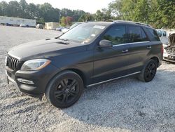 Salvage cars for sale from Copart Houston, TX: 2013 Mercedes-Benz ML 350 4matic
