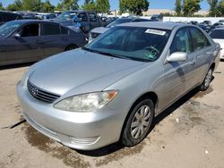 Toyota salvage cars for sale: 2005 Toyota Camry LE