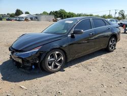 Hyundai salvage cars for sale: 2021 Hyundai Elantra Limited