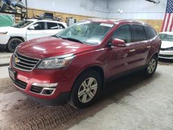 Salvage cars for sale from Copart Kincheloe, MI: 2014 Chevrolet Traverse LT