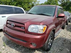 Toyota salvage cars for sale: 2005 Toyota Tundra Double Cab Limited