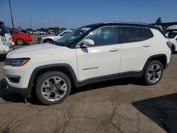 Jeep salvage cars for sale: 2019 Jeep Compass Limited