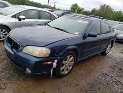 Salvage cars for sale from Copart Hillsborough, NJ: 2002 Nissan Maxima GLE