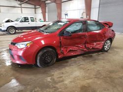 Toyota Corolla l salvage cars for sale: 2014 Toyota Corolla L