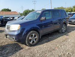 Salvage cars for sale from Copart Columbus, OH: 2014 Honda Pilot Exln