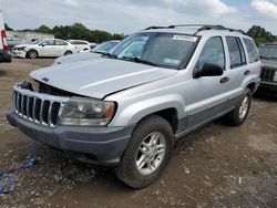 Jeep salvage cars for sale: 2003 Jeep Grand Cherokee Laredo