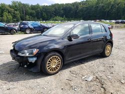 Volkswagen salvage cars for sale: 2015 Volkswagen Golf TDI