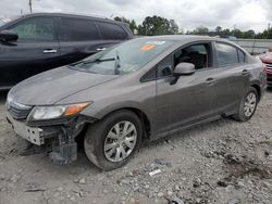 Honda salvage cars for sale: 2012 Honda Civic LX