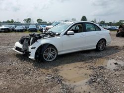 Salvage cars for sale from Copart Central Square, NY: 2013 Mercedes-Benz C 300 4matic