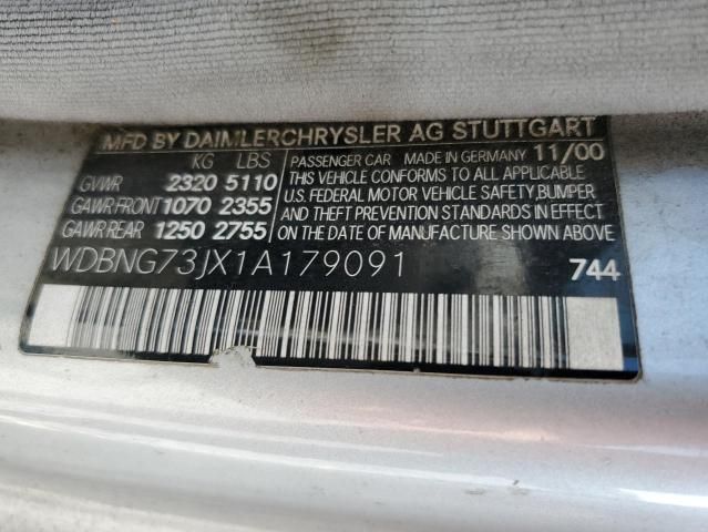 2001 Mercedes-Benz S 55 amg