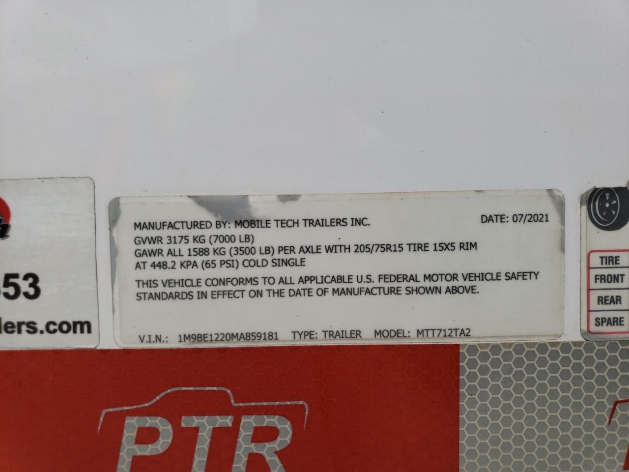 2021 Mobile Scout Trailer