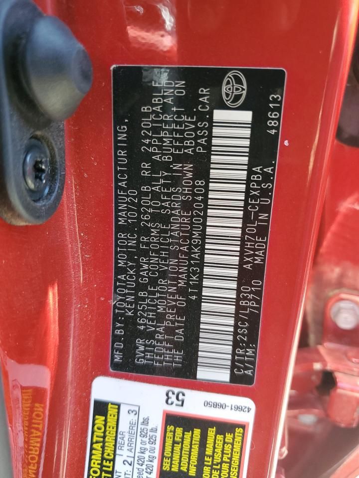 2021 Toyota Camry xse