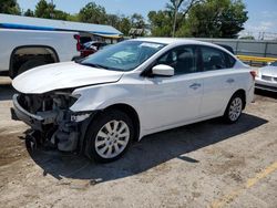 Salvage cars for sale from Copart Wichita, KS: 2017 Nissan Sentra S