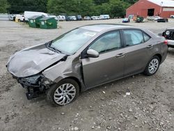 Toyota Corolla salvage cars for sale: 2019 Toyota Corolla L