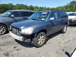 Salvage cars for sale from Copart Exeter, RI: 2003 Toyota Highlander Limited