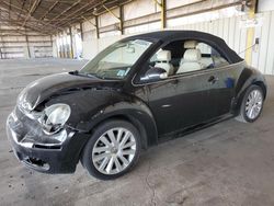 Volkswagen salvage cars for sale: 2008 Volkswagen New Beetle Convertible SE