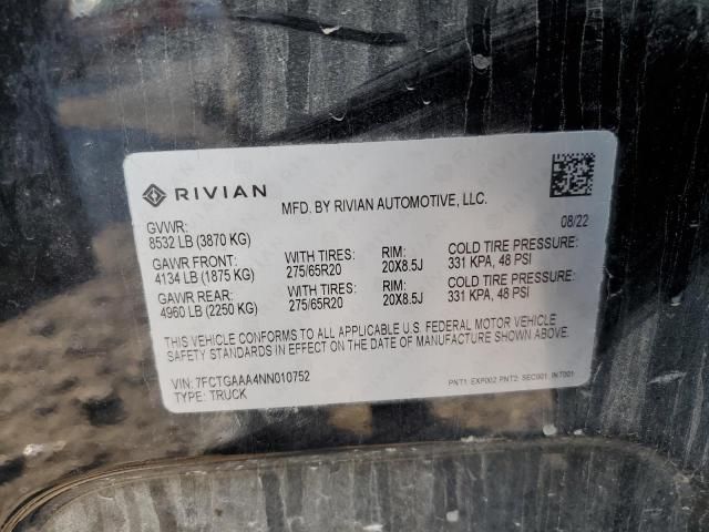 2022 Rivian R1T Adventure