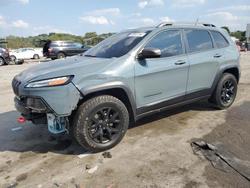 Jeep salvage cars for sale: 2015 Jeep Cherokee Trailhawk