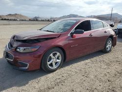 Chevrolet salvage cars for sale: 2016 Chevrolet Malibu LS