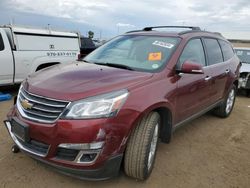 Chevrolet salvage cars for sale: 2017 Chevrolet Traverse LT