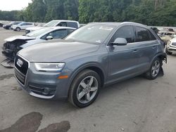 Salvage cars for sale from Copart Glassboro, NJ: 2015 Audi Q3 Premium Plus