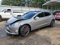 Salvage cars for sale from Copart Austell, GA: 2020 Tesla Model 3