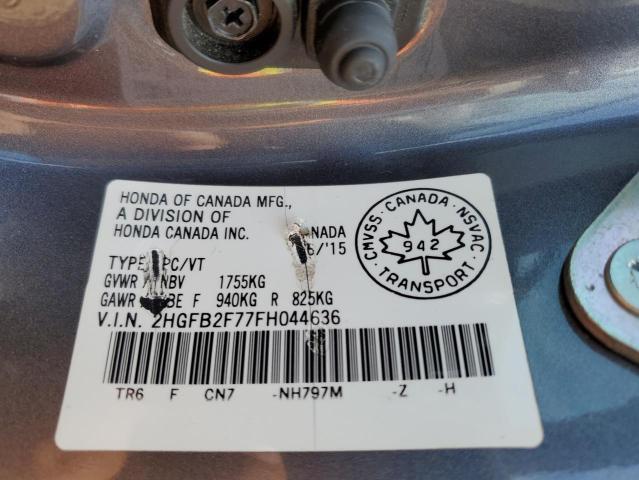 2015 Honda Civic SE