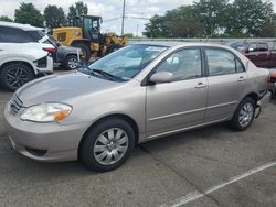 Toyota Vehiculos salvage en venta: 2003 Toyota Corolla CE