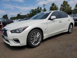 Salvage cars for sale from Copart New Britain, CT: 2019 Infiniti Q50 Luxe