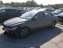 Hyundai Elantra salvage cars for sale: 2024 Hyundai Elantra Blue