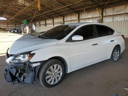 Nissan salvage cars for sale: 2018 Nissan Sentra S