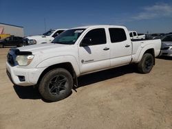 Salvage cars for sale from Copart Amarillo, TX: 2012 Toyota Tacoma Double Cab Long BED