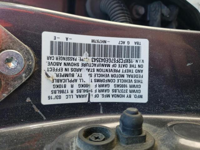 2016 Honda Civic LX