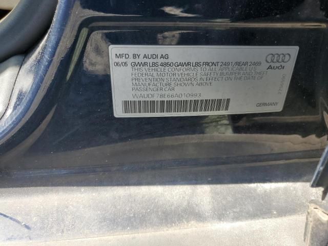 2006 Audi A4 2.0T Quattro