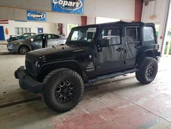 Jeep salvage cars for sale: 2015 Jeep Wrangler Unlimited Sport