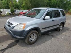 Honda crv salvage cars for sale: 2002 Honda CR-V EX