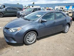 Toyota Corolla salvage cars for sale: 2014 Toyota Corolla L