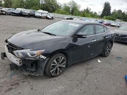 Nissan Maxima salvage cars for sale: 2018 Nissan Maxima 3.5S